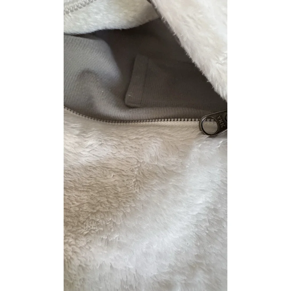 THE NORTH FACE Soft Faux Fur Jacket Women's Size M Full Zip - Picture 10 of 15